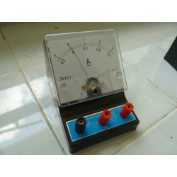2.5級，0.6A 3A 安培表  中學物理電學實驗儀器