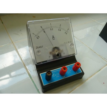 2.5級，0.6A 3A 安培表  中學物理電學實驗儀器